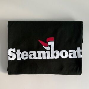 Gildan Steamboat Dark Green Long Sleeve Shirt Size Large